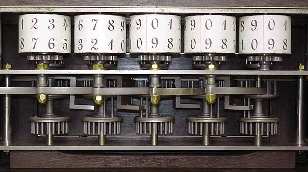 Pascaline platine enlevée